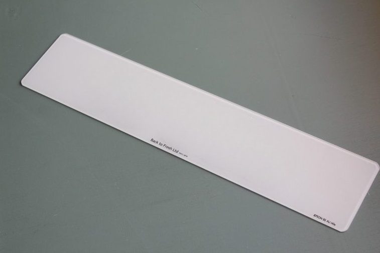 2d Oblong Number plate