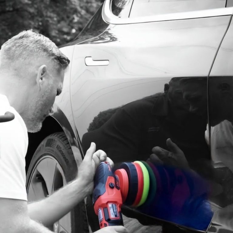 Correction/Enhancement Polish Back to Fresh polishing a Tesla