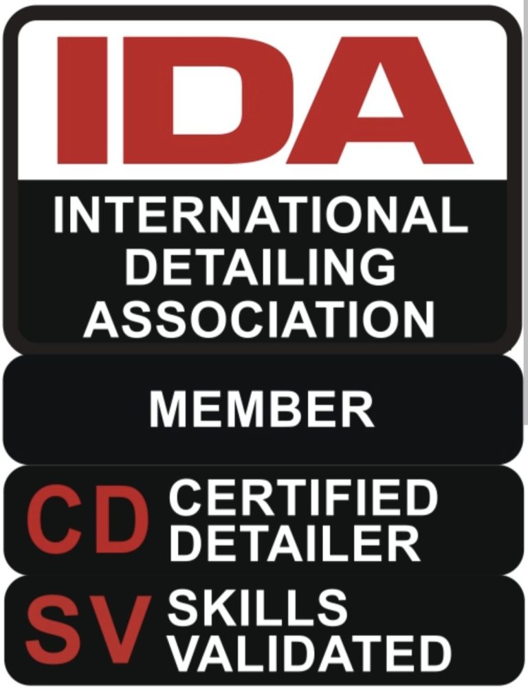 Logo of the International Detailing Association featuring "Member" and "Certified Detailer."